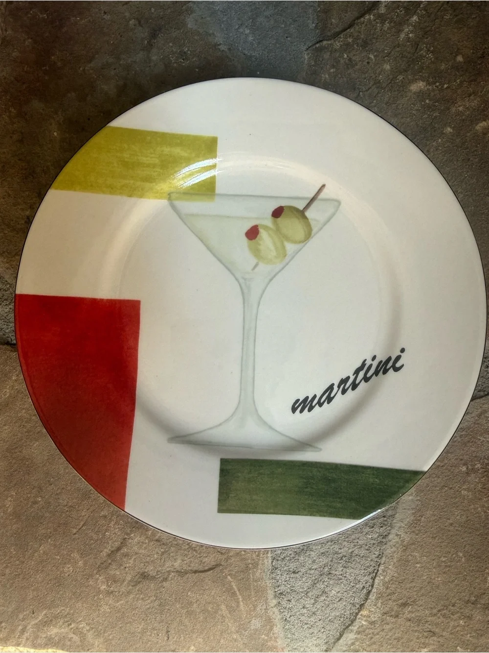 “Cheers” Canapé Plates (Set of 4)